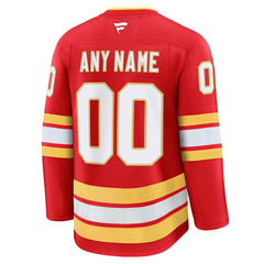Calgary Flames Fanatics Home Premium Custom Jersey - Red - NHL 202055777