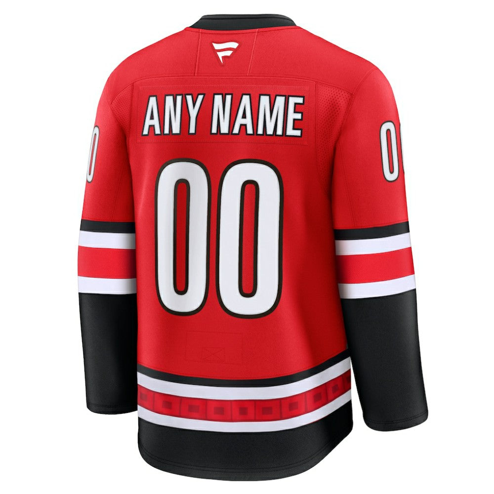 Carolina Hurricanes Fanatics Alternate Premium Custom Jersey - Red - NHL 202055780