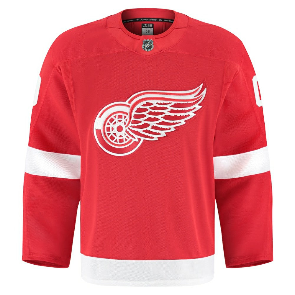 Detroit Red Wings Fanatics Home Authentic Pro Custom Jersey - Red - NHL 202056748