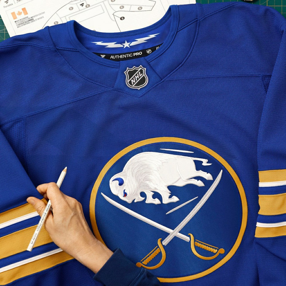 Buffalo Sabres Fanatics Home Authentic Pro Custom Jersey - Royal - NHL 202056750