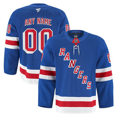 New York Rangers Fanatics Home Authentic Pro Custom Jersey - Royal - NHL 202056752