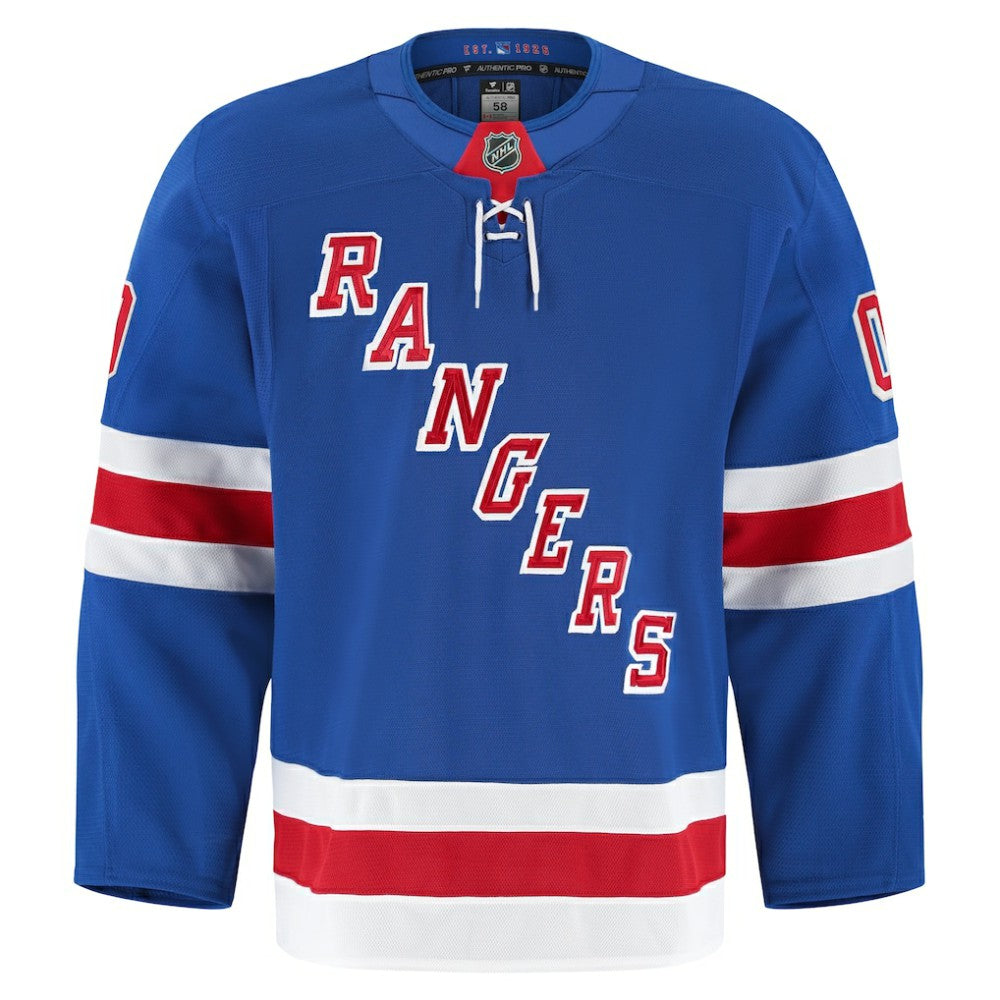 New York Rangers Fanatics Home Authentic Pro Custom Jersey - Royal - NHL 202056752