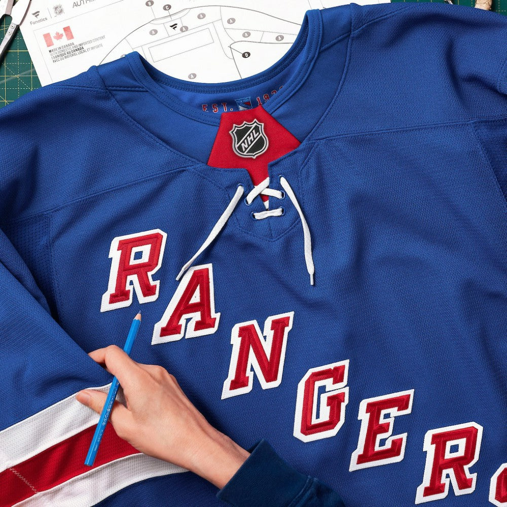 New York Rangers Fanatics Home Authentic Pro Custom Jersey - Royal - NHL 202056752