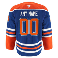 Edmonton Oilers Fanatics Home Authentic Pro Custom Jersey - Royal - NHL 202056754