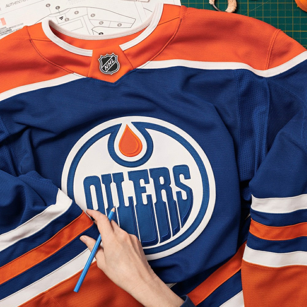 Edmonton Oilers Fanatics Home Authentic Pro Custom Jersey - Royal - NHL 202056754