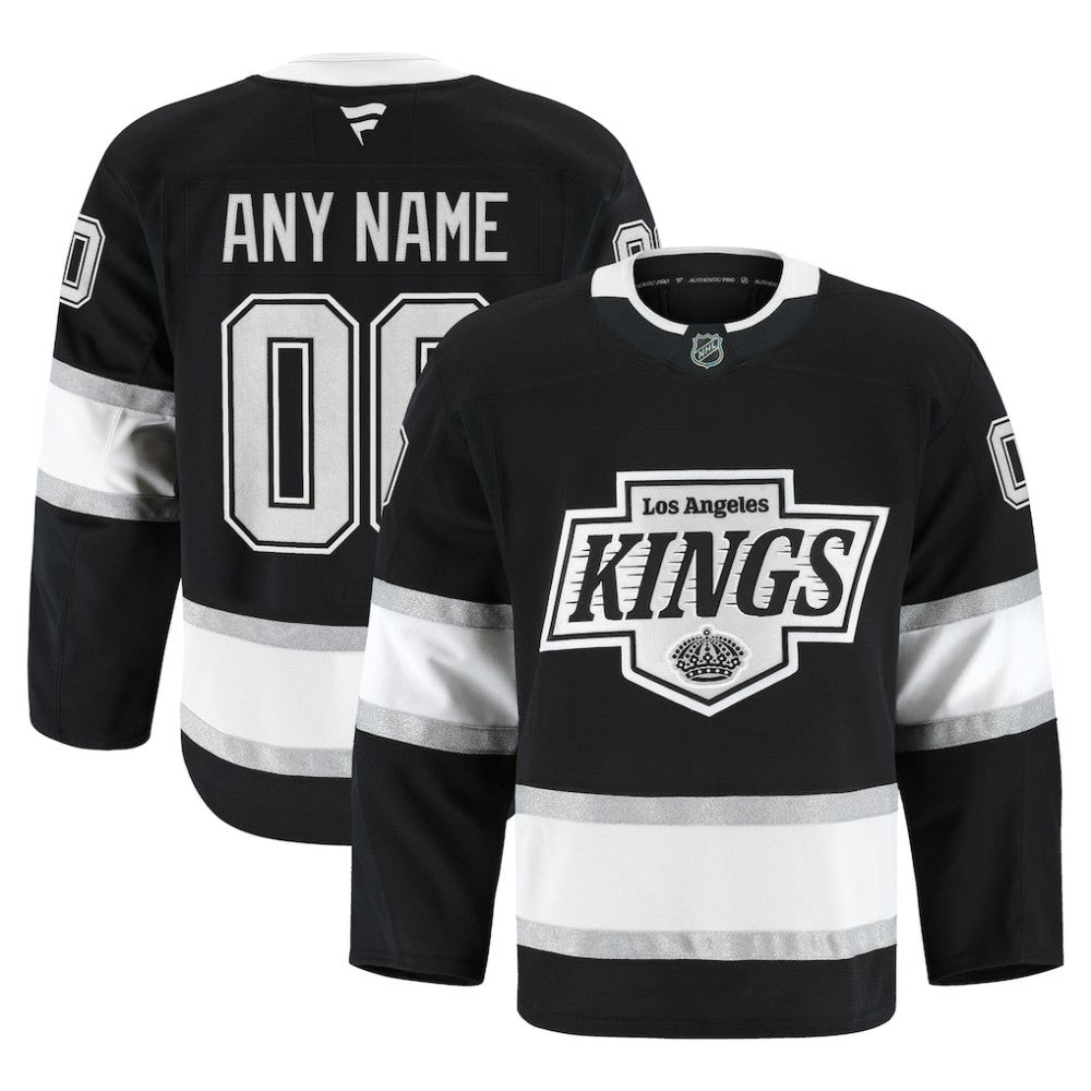 Los Angeles Kings Fanatics Home Authentic Pro Custom Jersey - Black - NHL 202056757