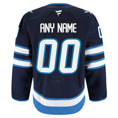 Winnipeg Jets Fanatics Home Authentic Pro Custom Jersey - Navy - NHL 202056758