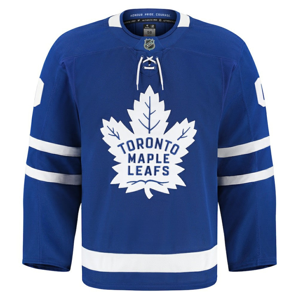 Toronto Maple Leafs Fanatics Home Authentic Pro Custom Jersey - Blue - NHL 202056762
