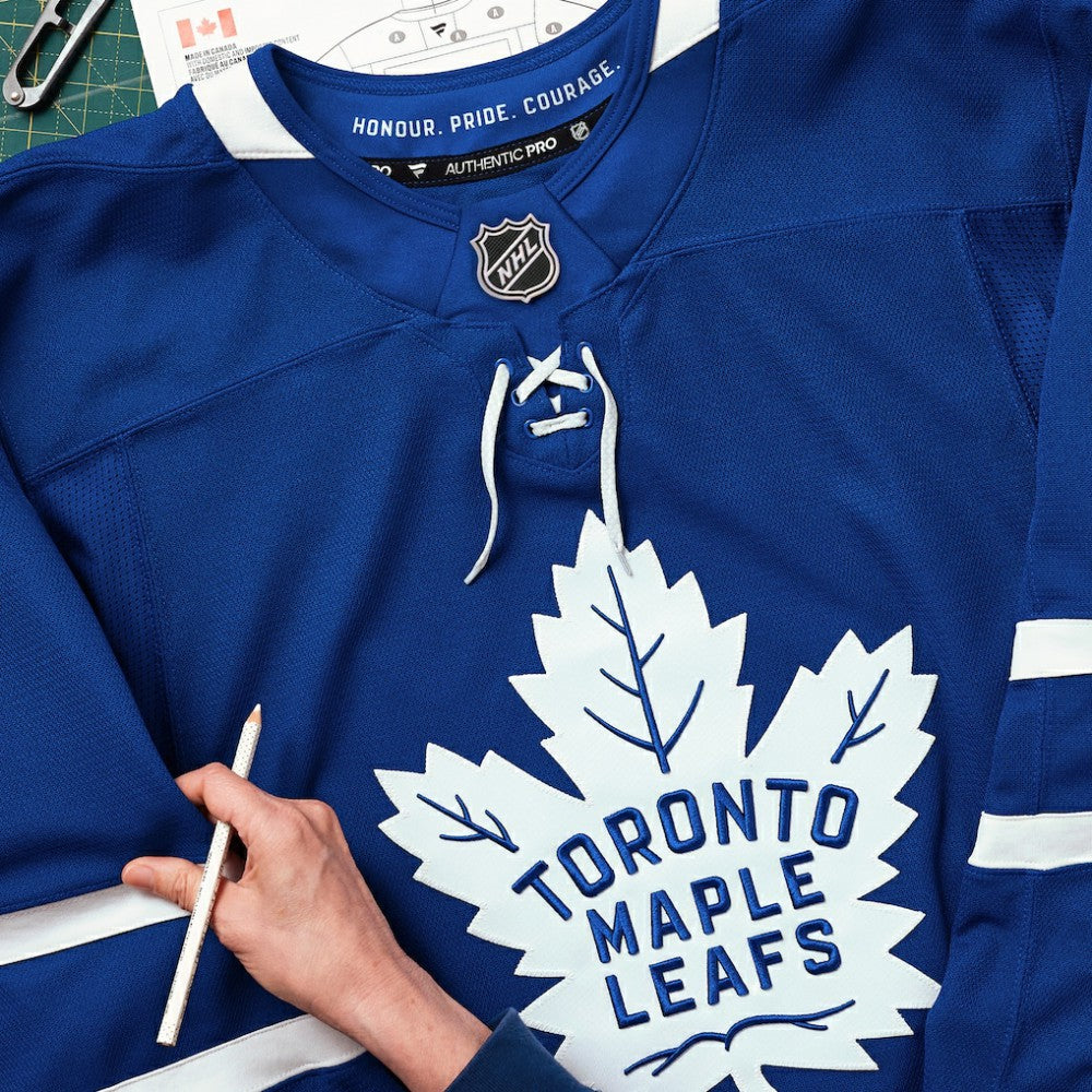 Toronto Maple Leafs Fanatics Home Authentic Pro Custom Jersey - Blue - NHL 202056762