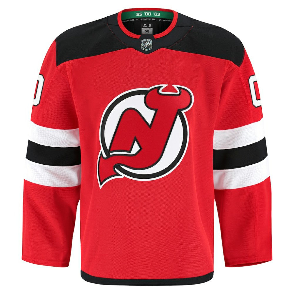 New Jersey Devils Fanatics Home Authentic Pro Custom Jersey - Red - NHL 202056763