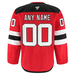 New Jersey Devils Fanatics Home Authentic Pro Custom Jersey - Red - NHL 202056763