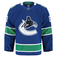 Vancouver Canucks Fanatics Home Authentic Pro Custom Jersey - Blue - NHL 202056764