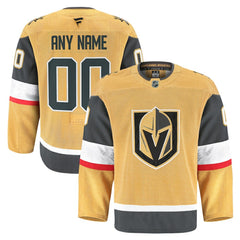 Vegas Golden Knights Fanatics Home Authentic Pro Custom Jersey - Gold - NHL 202056766