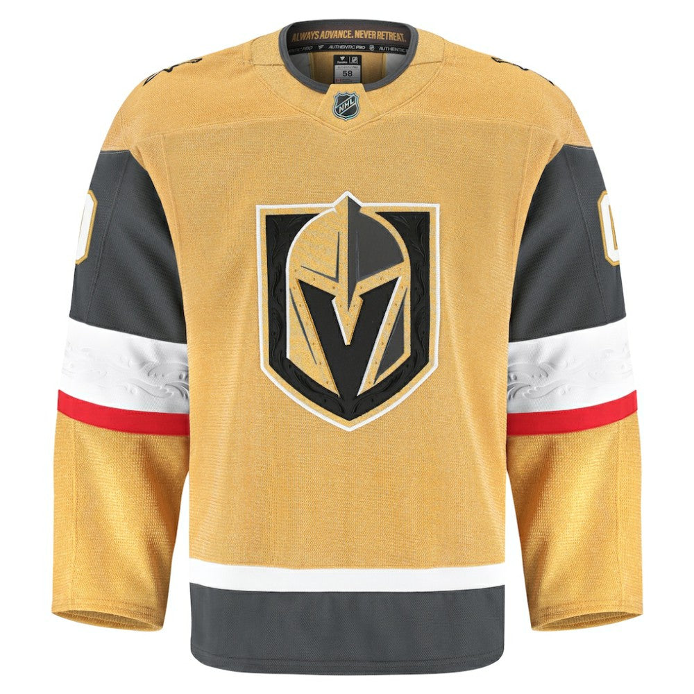 Vegas Golden Knights Fanatics Home Authentic Pro Custom Jersey - Gold - NHL 202056766