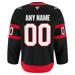 Ottawa Senators Fanatics Home Authentic Pro Custom Jersey - Black - NHL 202056767