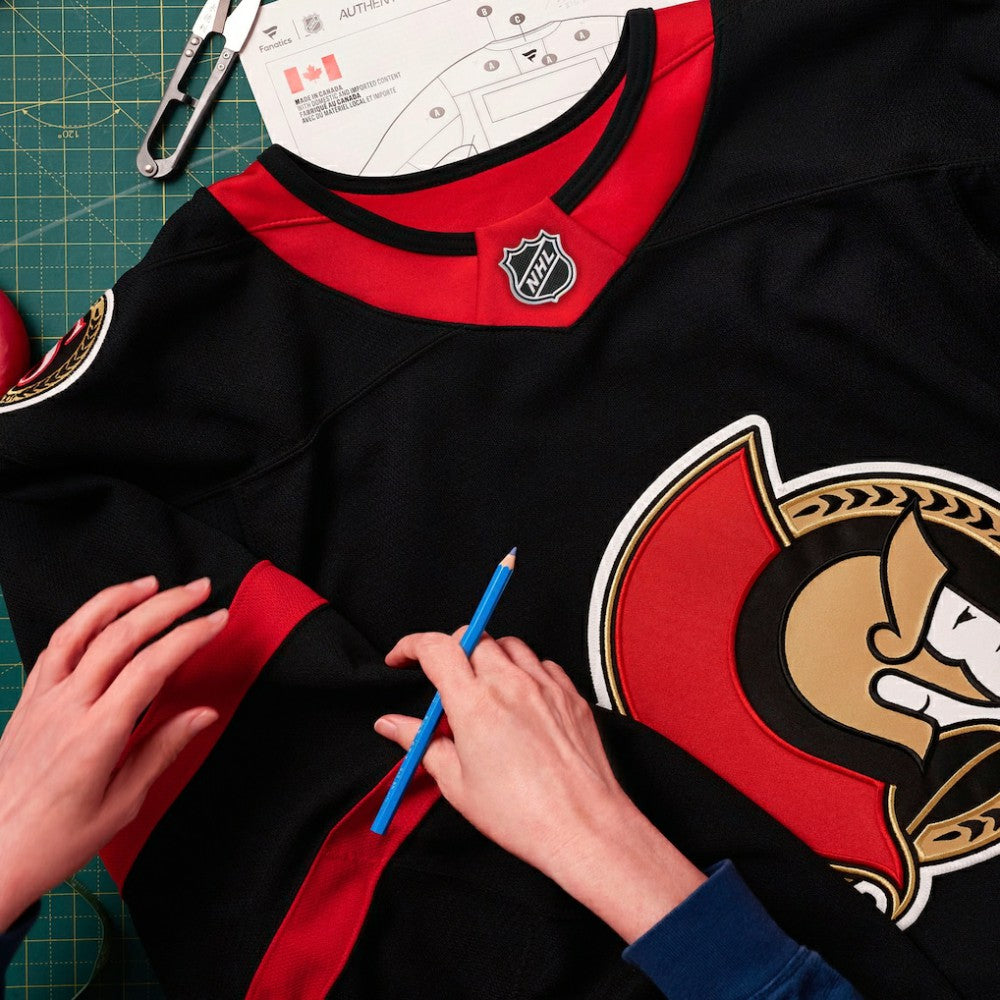 Ottawa Senators Fanatics Home Authentic Pro Custom Jersey - Black - NHL 202056767