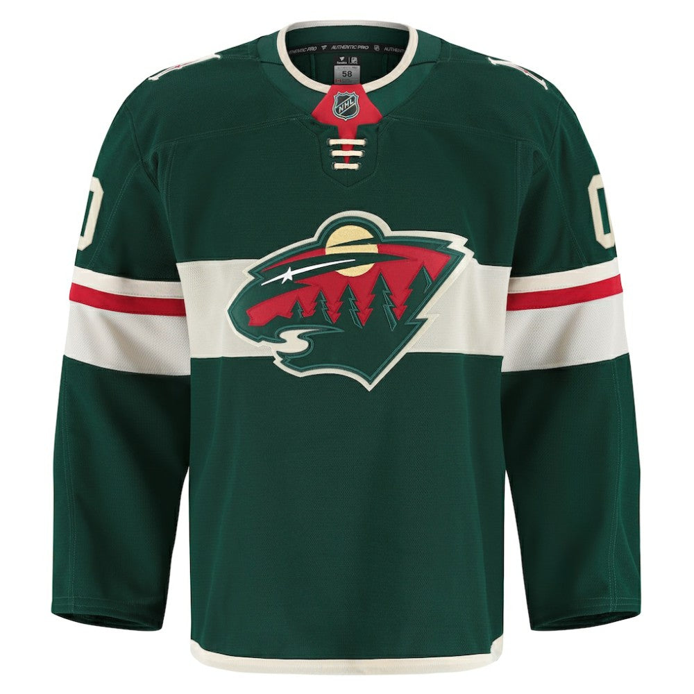 Minnesota Wild Fanatics Home Authentic Pro Custom Jersey - Green - NHL 202056768