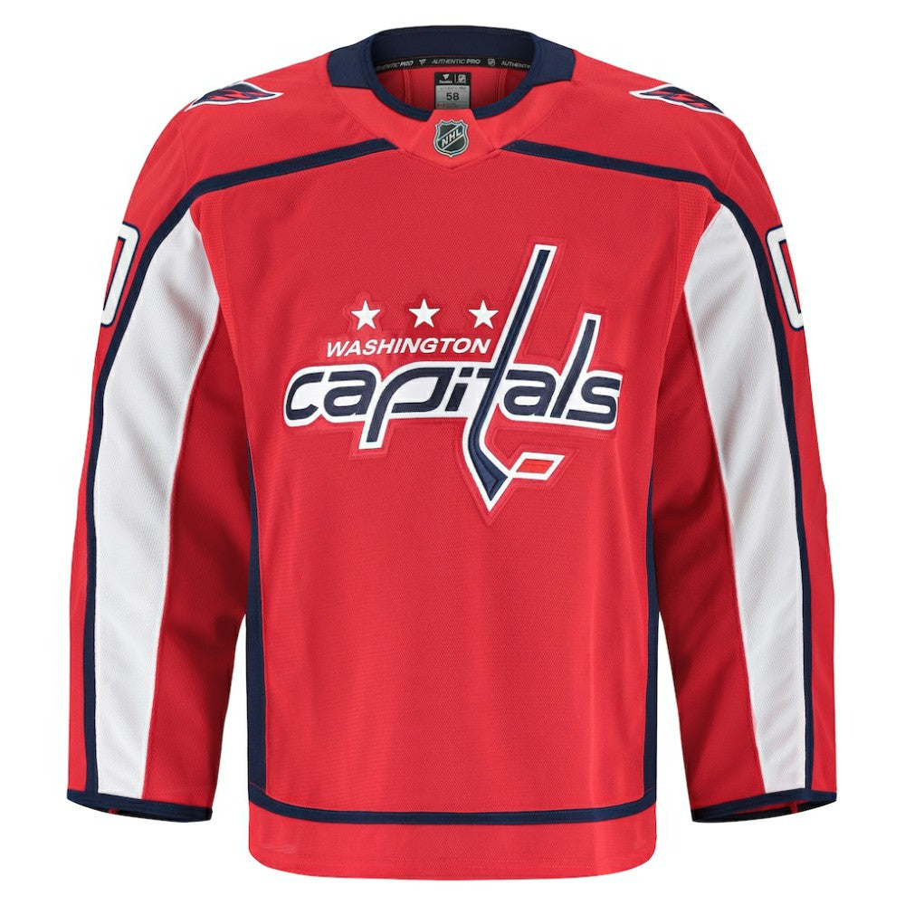 Washington Capitals Fanatics Home Authentic Pro Custom Jersey - Red - NHL 202056769