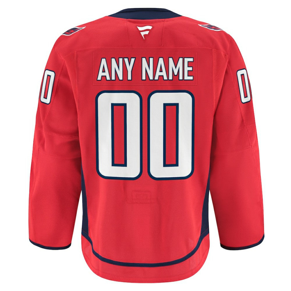 Washington Capitals Fanatics Home Authentic Pro Custom Jersey - Red - NHL 202056769