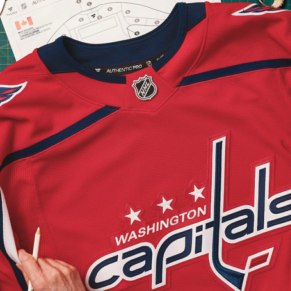 Washington Capitals Fanatics Home Authentic Pro Custom Jersey - Red - NHL 202056769
