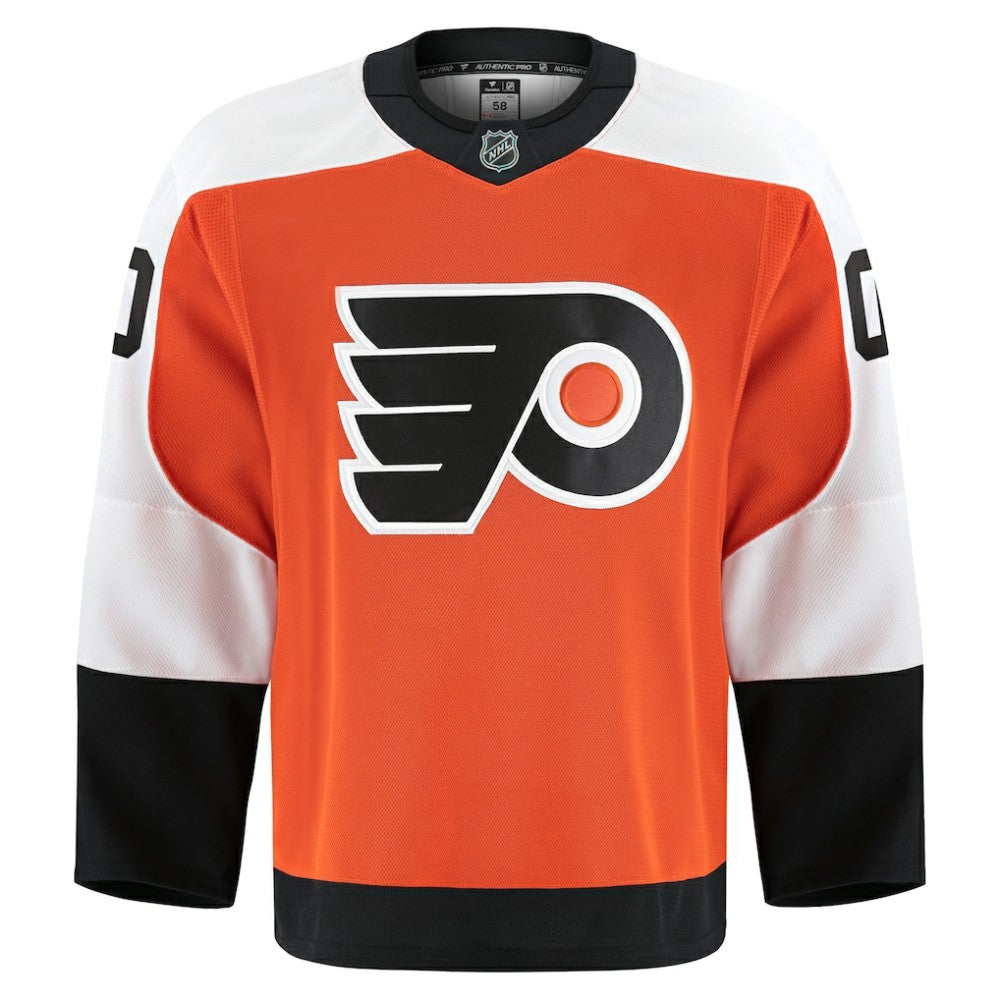 Philadelphia Flyers Fanatics Home Authentic Pro Custom Jersey - Orange - NHL 202056770