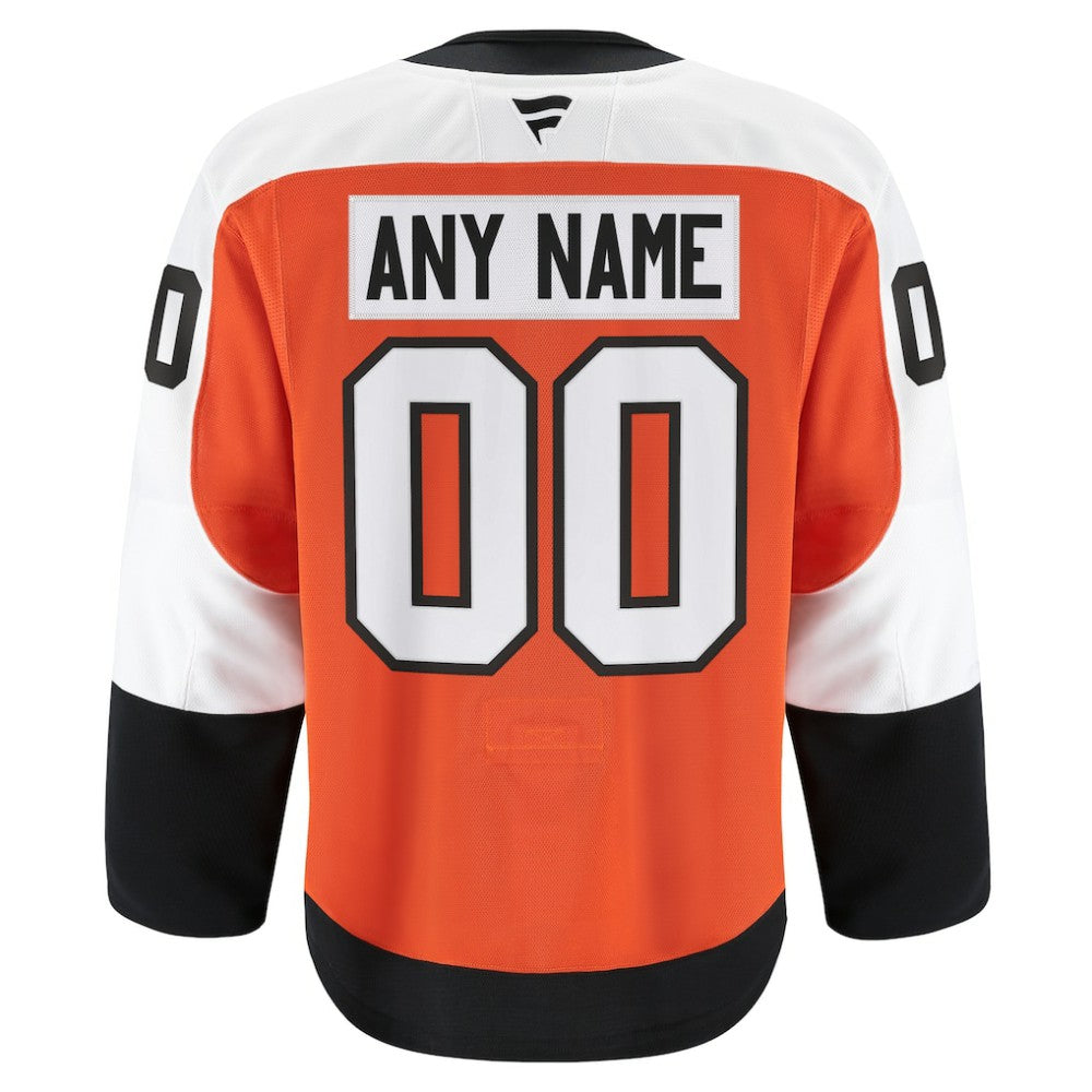 Philadelphia Flyers Fanatics Home Authentic Pro Custom Jersey - Orange - NHL 202056770