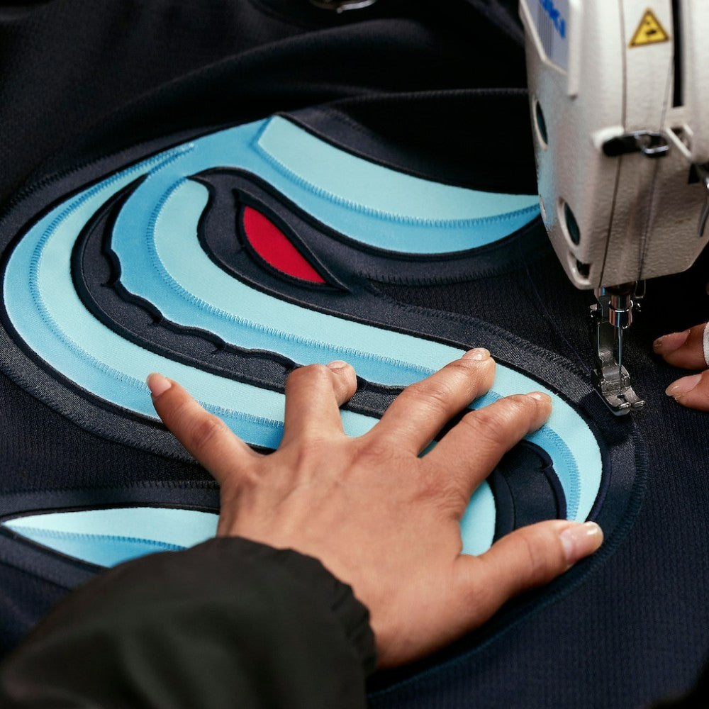 Seattle Kraken Fanatics Home Authentic Pro Custom Jersey - Navy - NHL 202056774