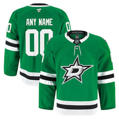 Dallas Stars Fanatics Home Authentic Pro Custom Jersey - Kelly Green - NHL 202056775