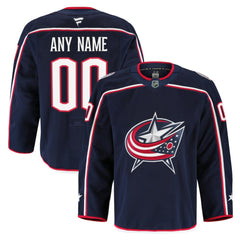 Columbus Blue Jackets Fanatics Home Authentic Pro Custom Jersey - Navy - NHL 202056776
