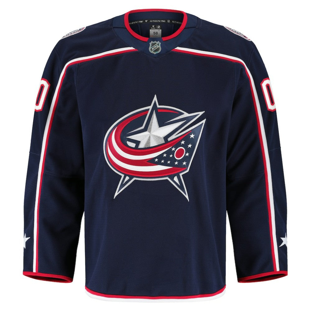 Columbus Blue Jackets Fanatics Home Authentic Pro Custom Jersey - Navy - NHL 202056776