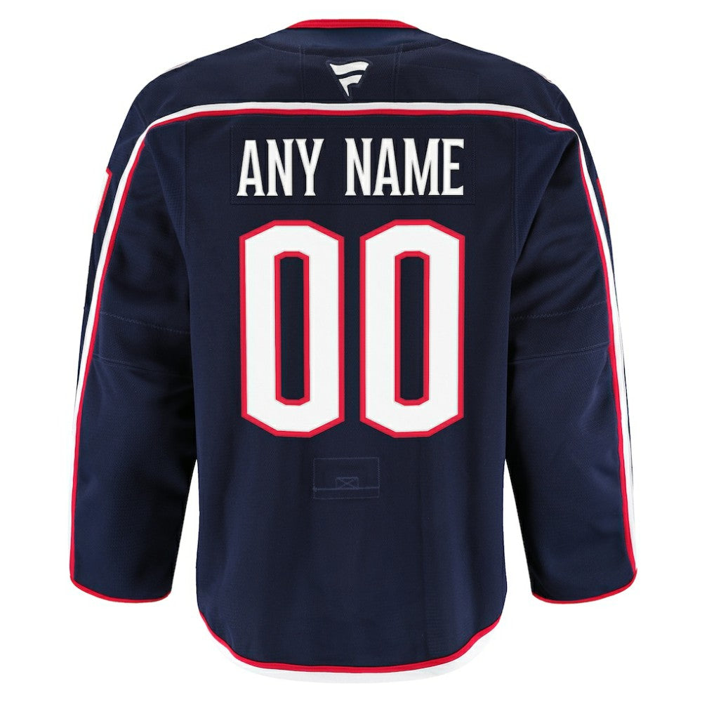 Columbus Blue Jackets Fanatics Home Authentic Pro Custom Jersey - Navy - NHL 202056776