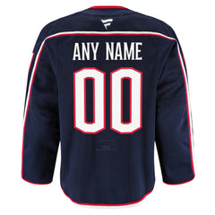 Columbus Blue Jackets Fanatics Home Authentic Pro Custom Jersey - Navy - NHL 202056776