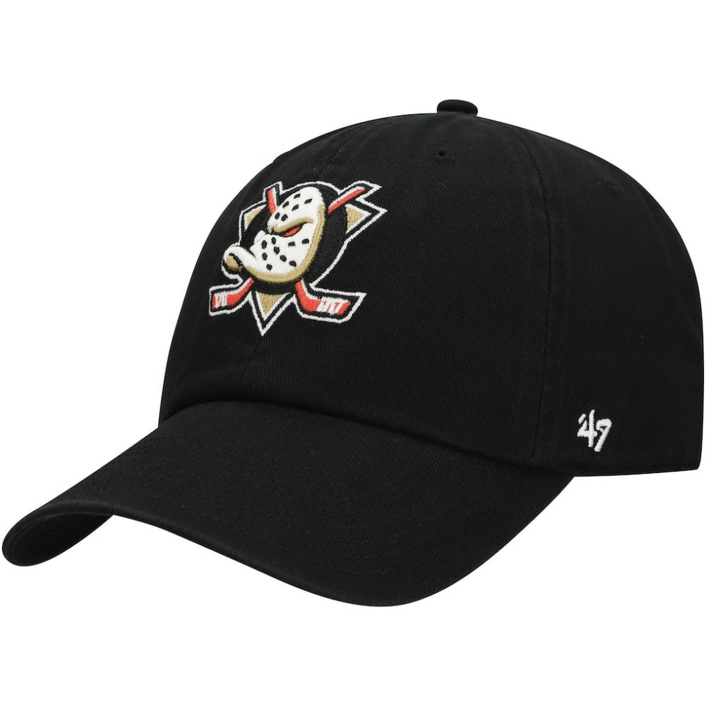 Anaheim Ducks '47 Core Logo Clean Up Adjustable Hat - Black - NHL 202056777