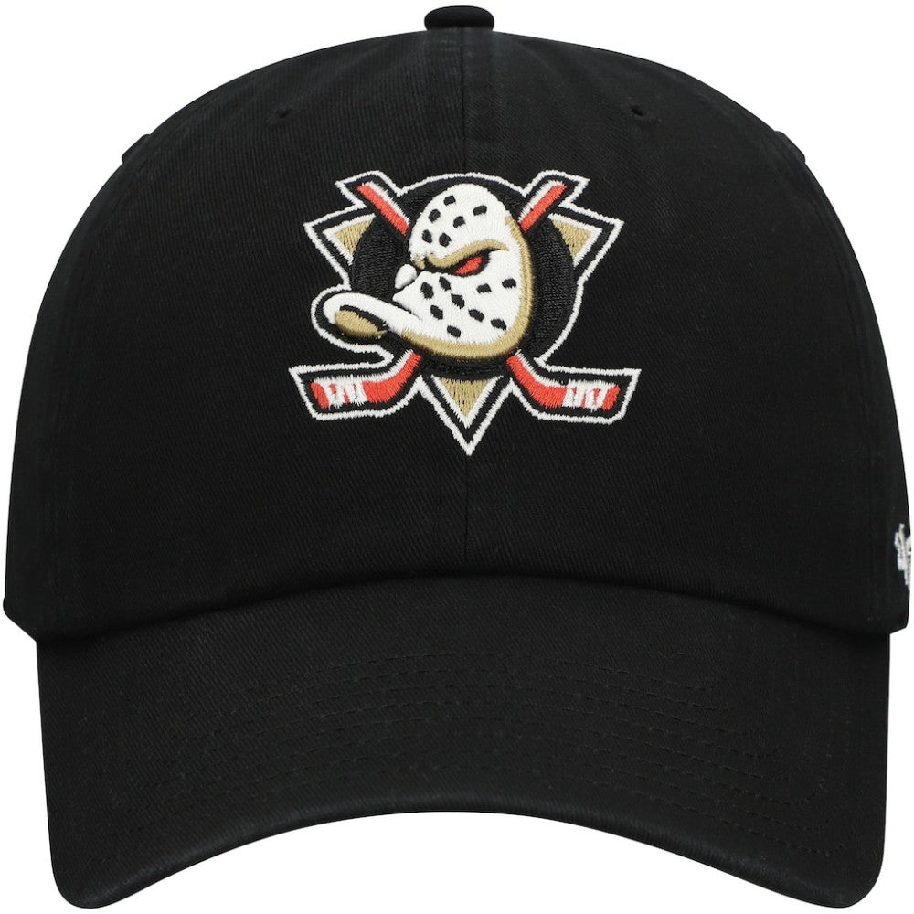 Anaheim Ducks '47 Core Logo Clean Up Adjustable Hat - Black - NHL 202056777