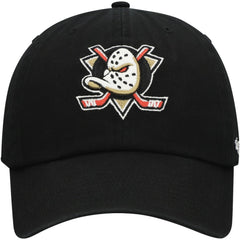 Anaheim Ducks '47 Core Logo Clean Up Adjustable Hat - Black - NHL 202056777