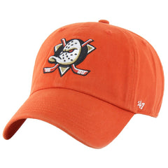 Anaheim Ducks '47 Core Logo Clean Up Adjustable Hat - Orange - NHL 202056835
