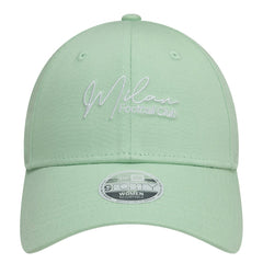 AC Milan New Era Women's Script 9FORTY Adjustable Hat Light Green - New Era