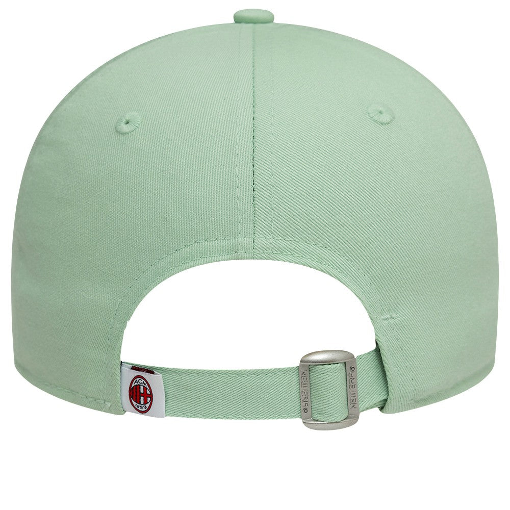 AC Milan New Era Women's Script 9FORTY Adjustable Hat Light Green - New Era