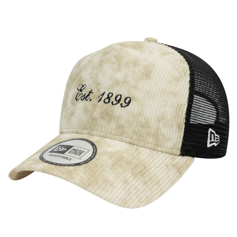 AC Milan New Era Corduroy Trucker Adjustable Hat Tan - New Era Discount