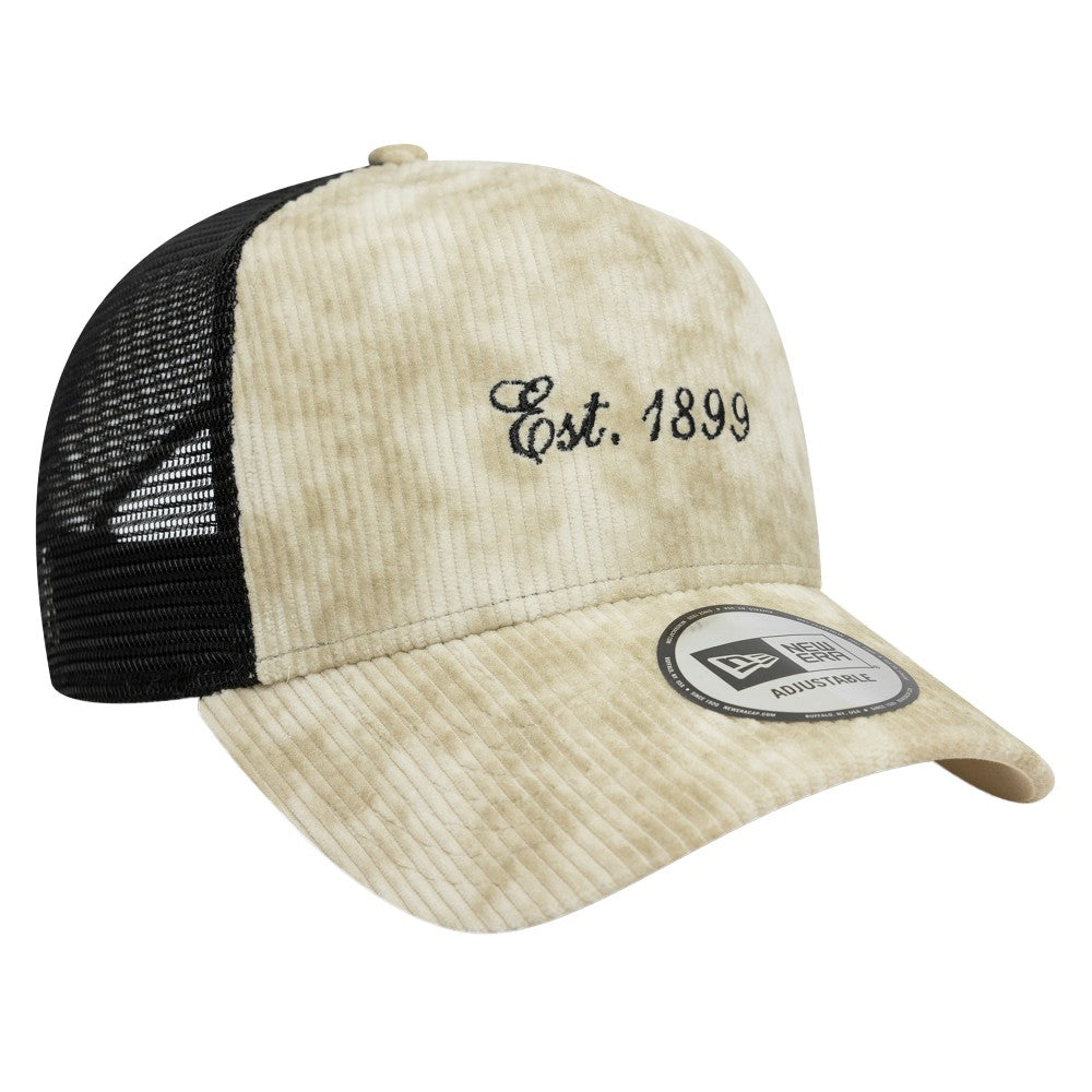 AC Milan New Era Corduroy Trucker Adjustable Hat Tan - New Era Discount