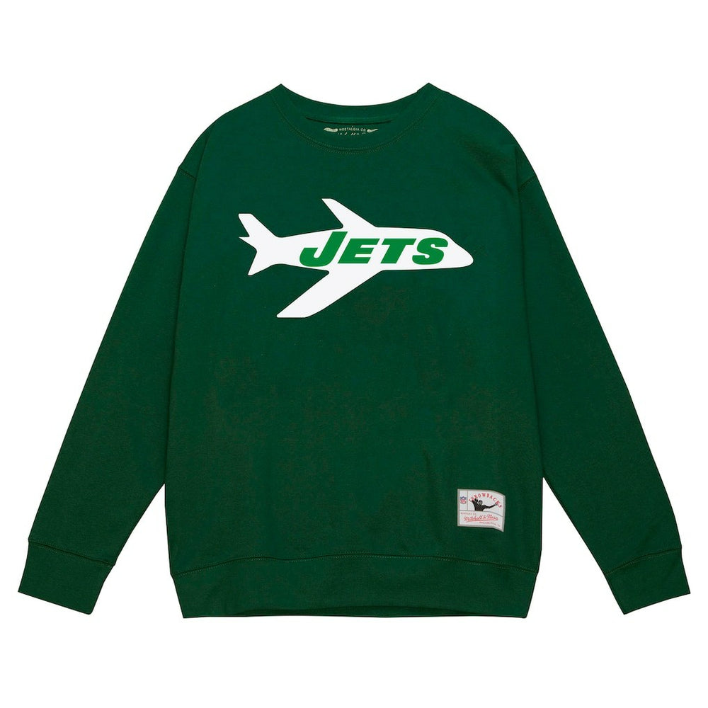 Mitchell & Ness New York Jets Basic Fleece Pullover Sweatshirt Green