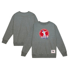 Mitchell & Ness New York Giants Basic Fleece Pullover Sweatshirt Heather Gray