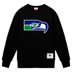 Mitchell & Ness Seattle Seahawks Basic Fleece Pullover Sweatshirt Black