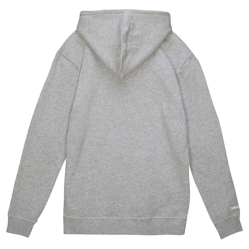 Mitchell & Ness Cleveland Browns Helmet Logo Vintage Pullover Hoodie Heather Gray