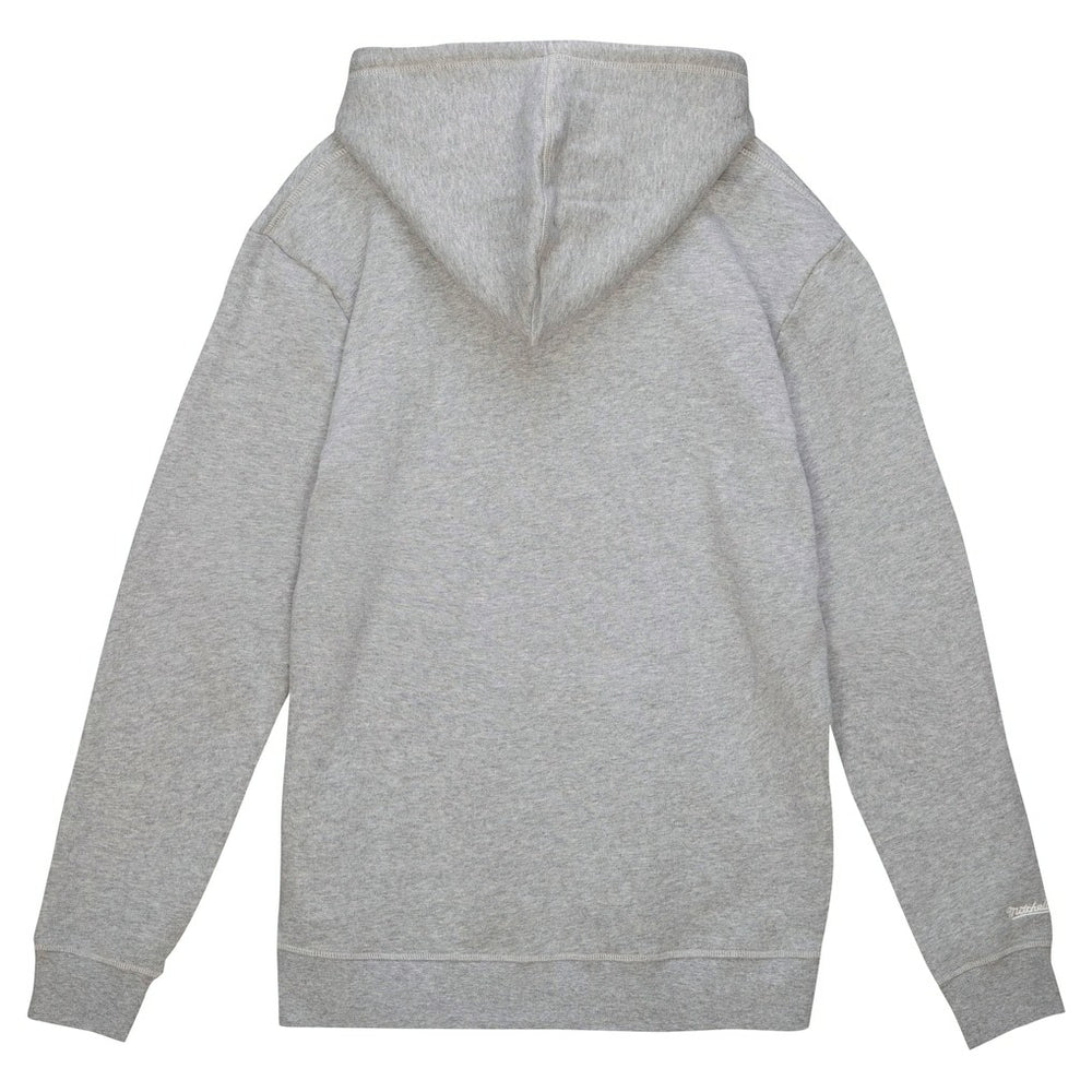 Mitchell & Ness Cleveland Browns Helmet Logo Vintage Pullover Hoodie Heather Gray