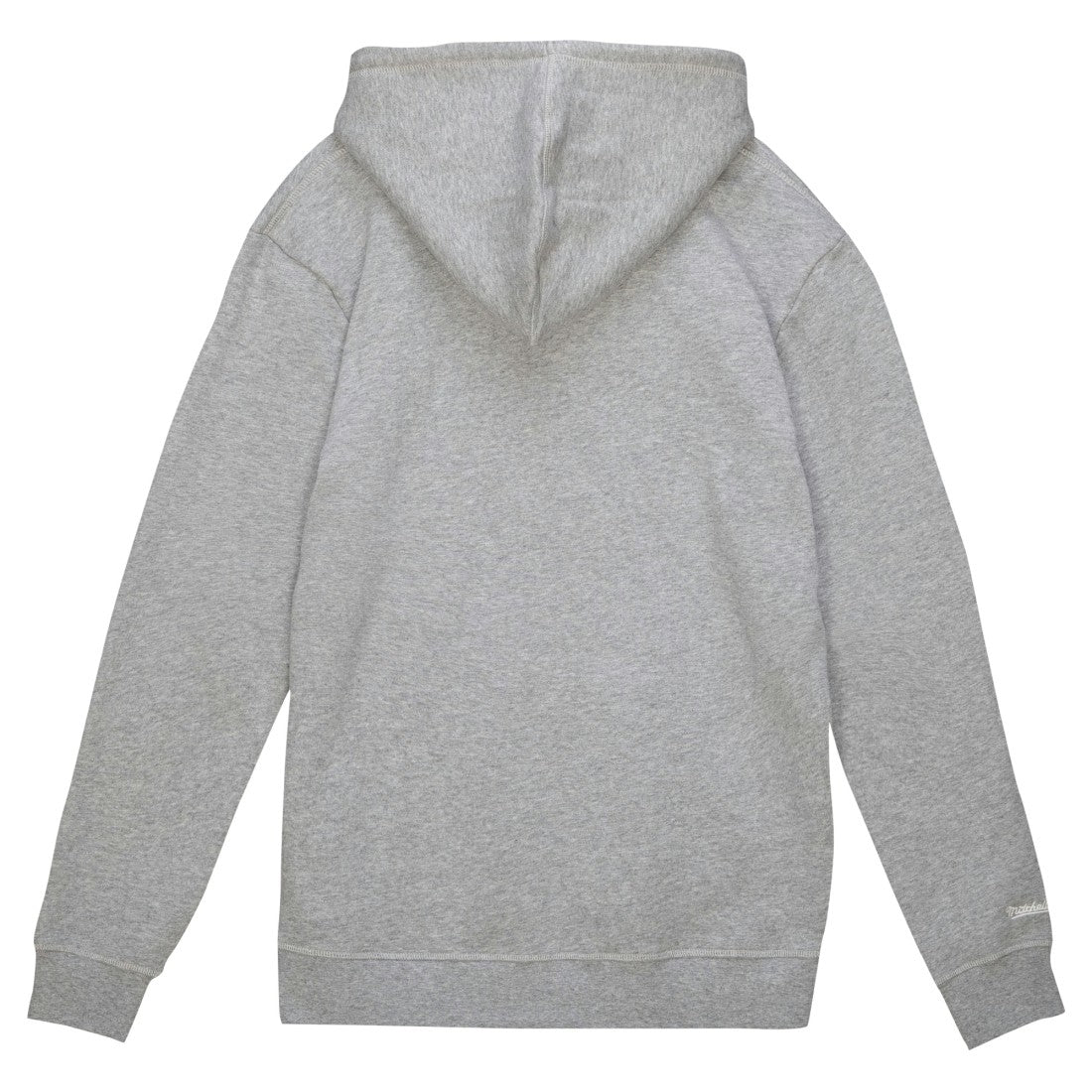 Mitchell & Ness Denver Broncos Helmet Logo Vintage Pullover Hoodie Heather Gray
