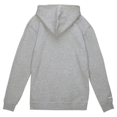 Mitchell & Ness Denver Broncos Helmet Logo Vintage Pullover Hoodie Heather Gray