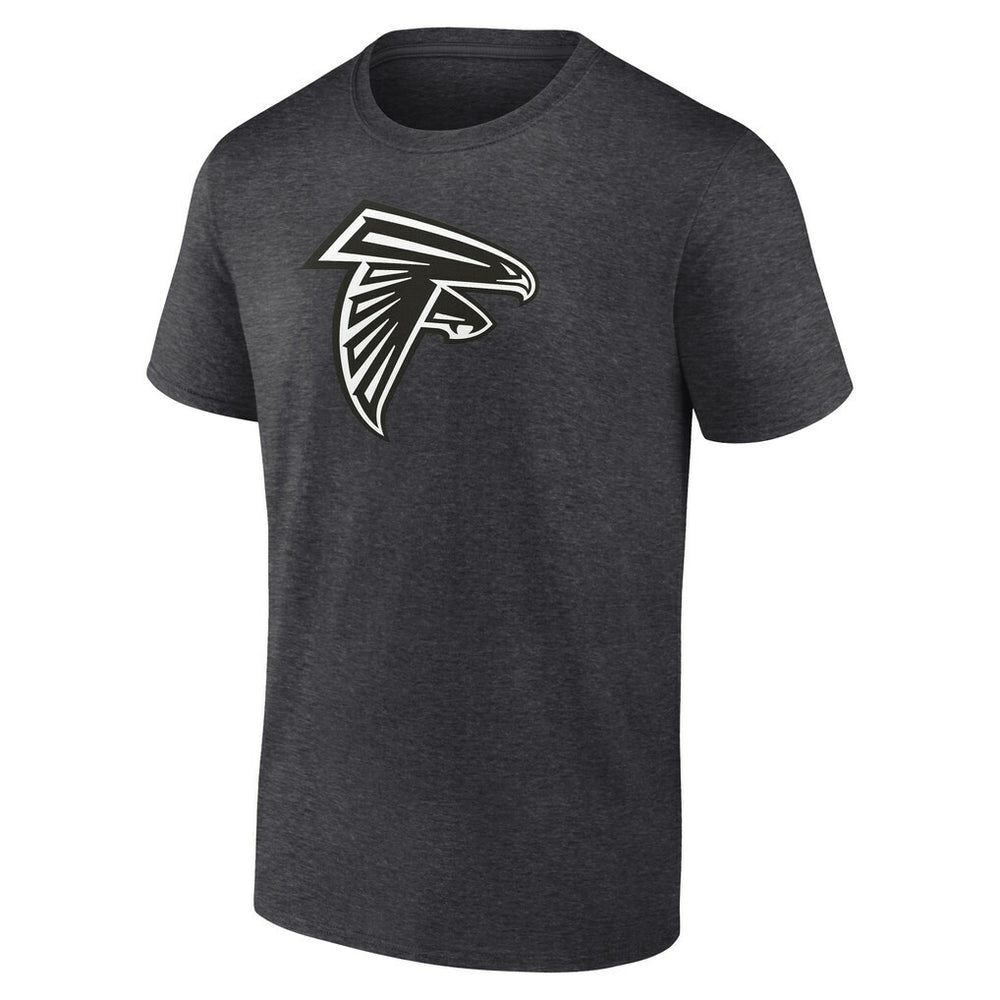 Atlanta Falcons Personalized Name & Number Monochrome T-Shirt Charcoal