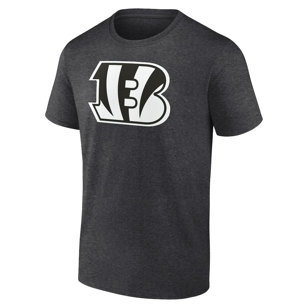 Cincinnati Bengals Personalized Name & Number Monochrome T-Shirt Charcoal