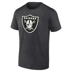 Las Vegas Raiders Personalized Name & Number Monochrome T-Shirt Charcoal